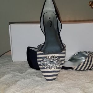 Striped Ballet Flat